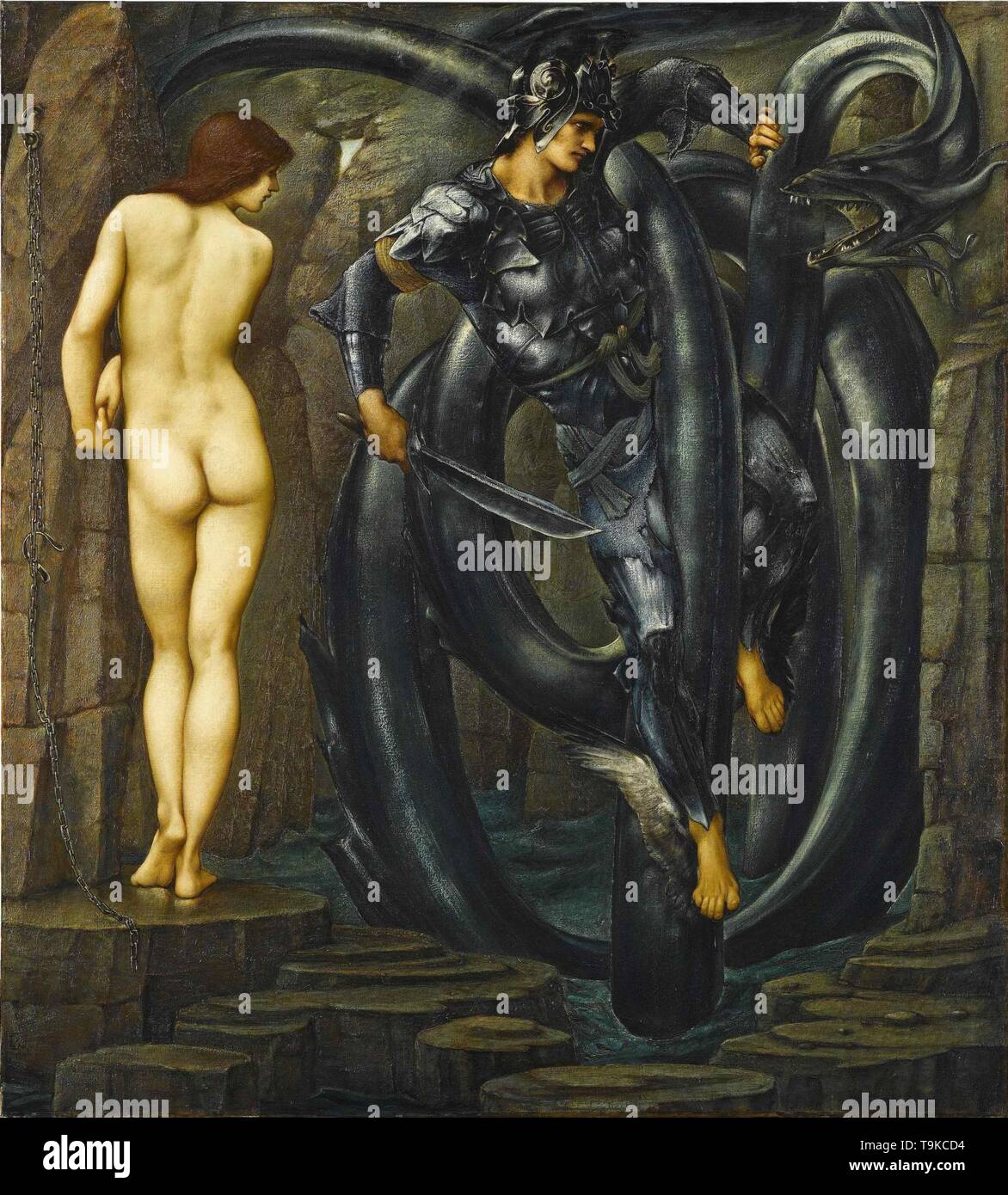 La Doom soddisfatte. Museo: Staatsgalerie Stuttgart. Autore: Sir Edward Coley Burne-Jones. Foto Stock