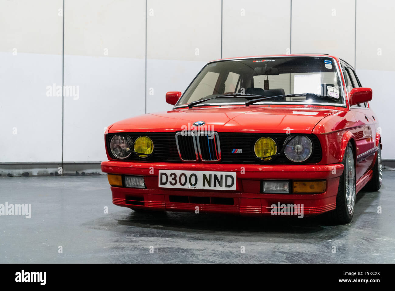 Il 18 maggio 2019. Londra, Regno Unito. Splendido classico Bmw Serie 5 535i modello visualizzato a Londra Motor Show 2019. Foto Stock