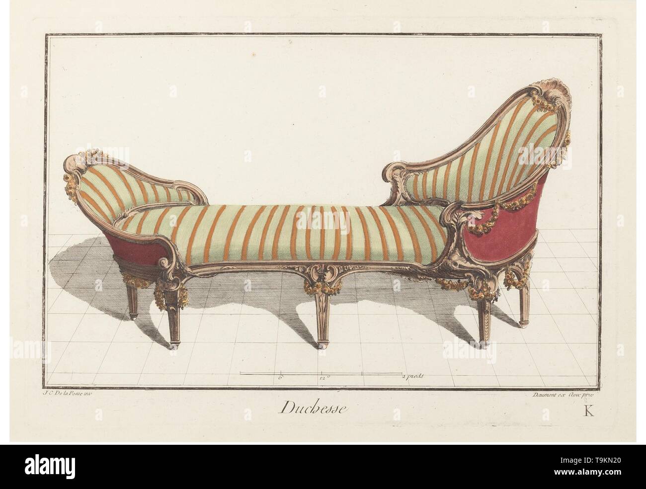 Duchesse. Nouvelle Iconologie Historique ou Hierogliphyques attributi. Museo: Collezione privata. Autore: JEAN-CHARLES DELAFOSSE. Foto Stock