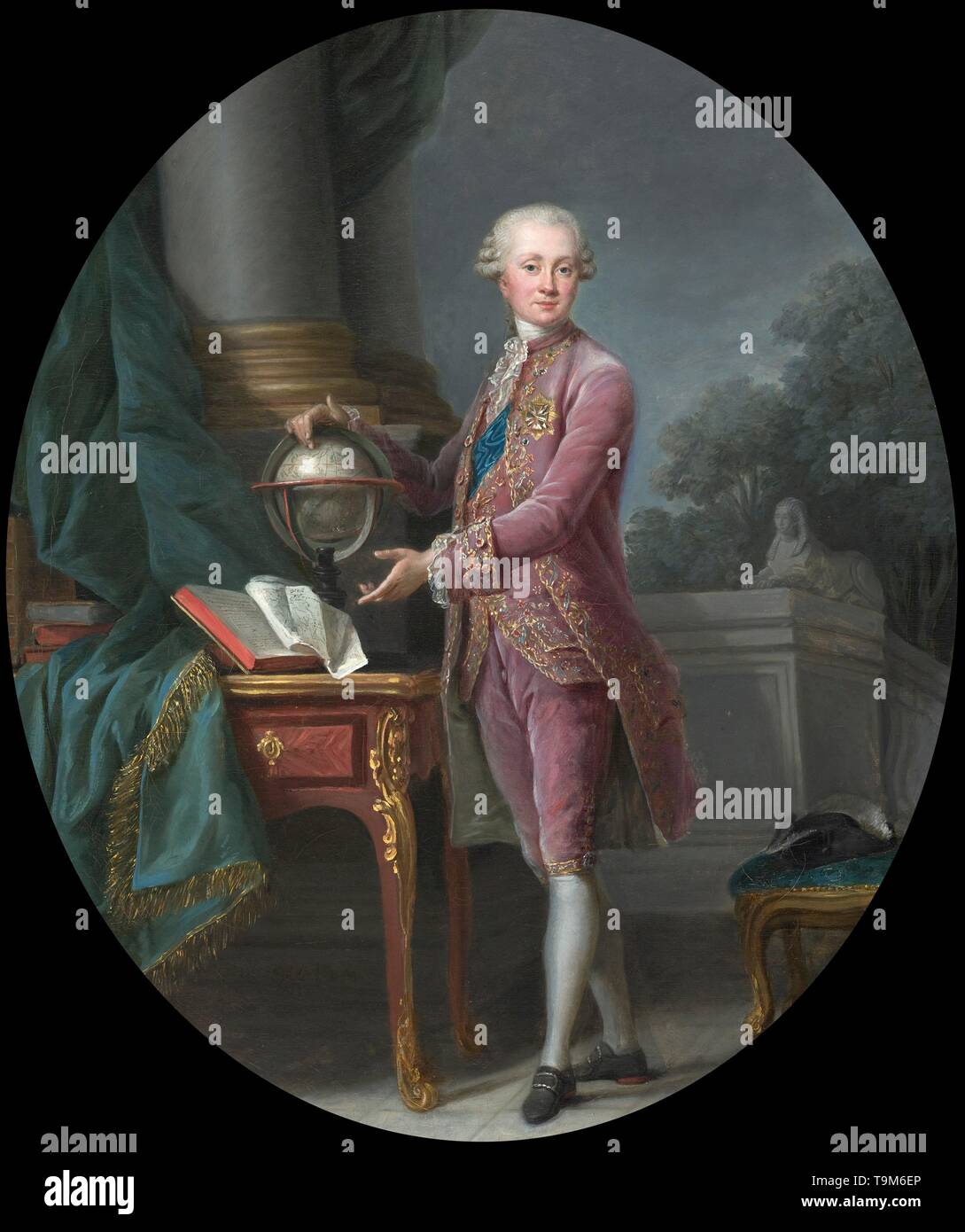 Ritratto del Principe Karl Heinrich von Nassau-Siegen (1743-1808). Autore: Élisabeth Louise Vigée Le Brun. Foto Stock