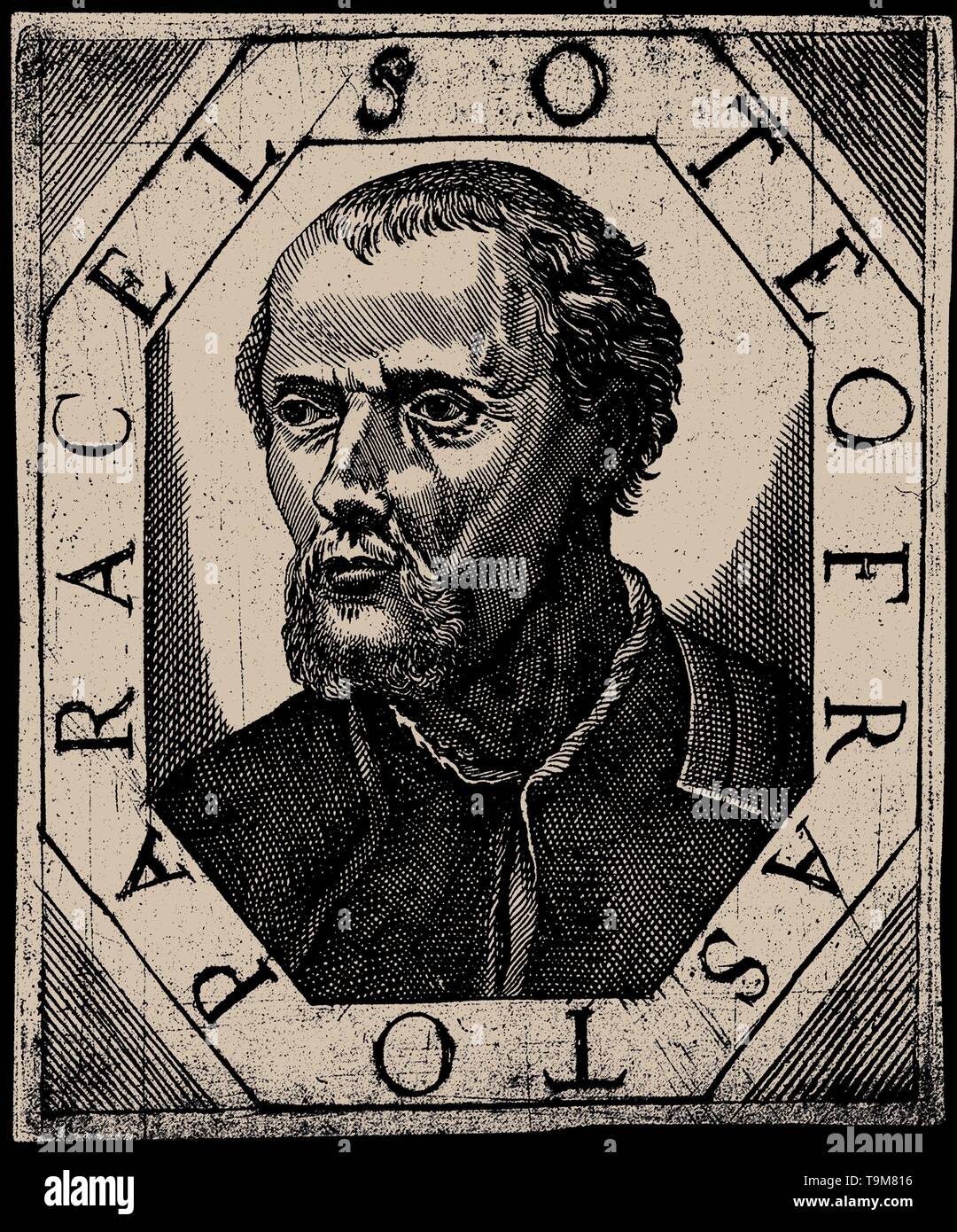 Theophrastus Philippus Aureolus Bombastus von Hohenheim (Paracelso). Museo: Collezione privata. Autore: anonimo. Foto Stock