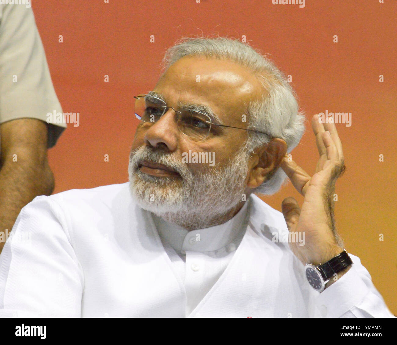 Narendra Modi, Primo Ministro dell'India Foto Stock