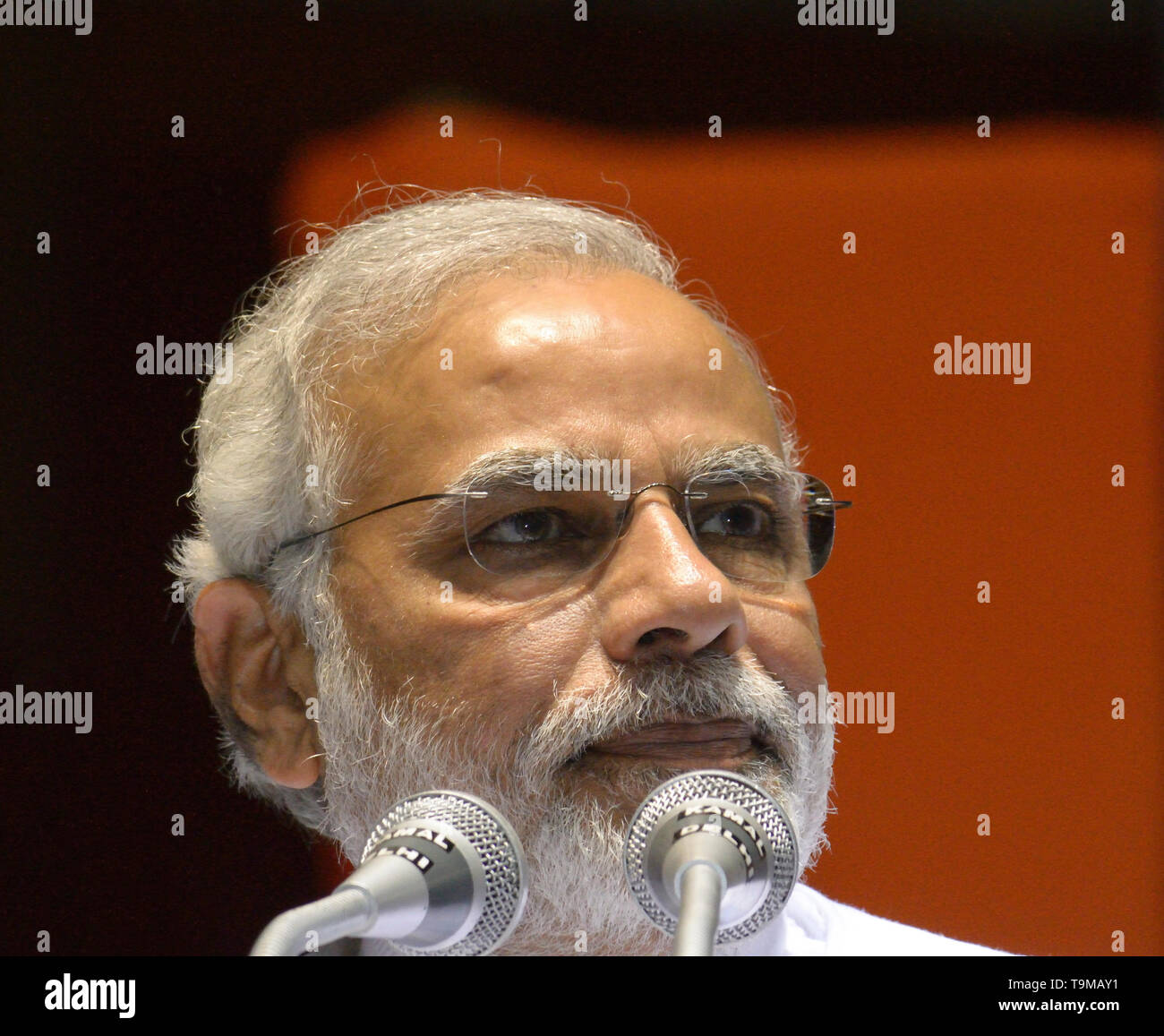 Narendra Modi, Primo Ministro dell'India Foto Stock