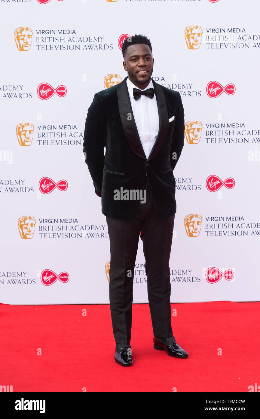 Londra, Regno Unito. Il 12 maggio 2019. Mo Gilligan assiste il Virgin Media British Academy televisione cerimonia di premiazione presso la Royal Festival Hall. Credito: Wiktor Szymanowicz/Alamy Live News Foto Stock