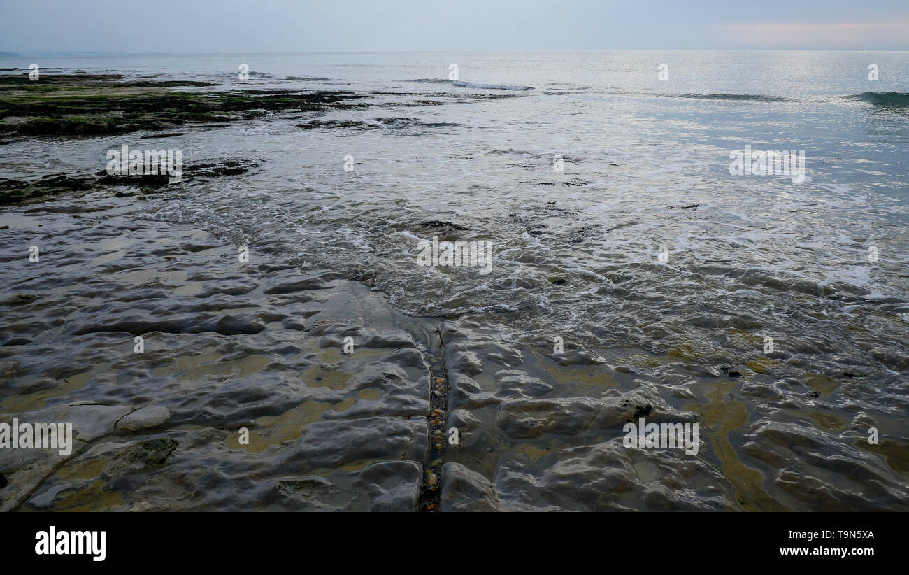 Rising Tide, Fort-Mahon, Somme, Hauts-de-France, Francia Foto Stock