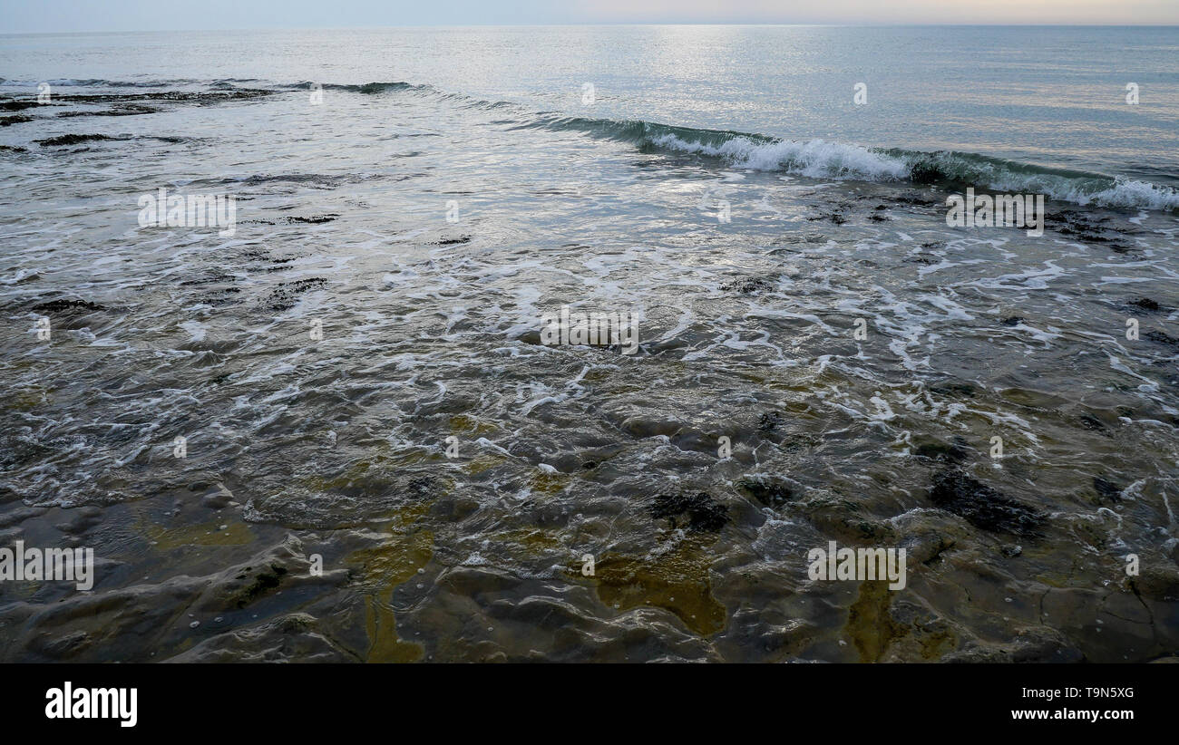 Rising Tide, Fort-Mahon, Somme, Hauts-de-France, Francia Foto Stock