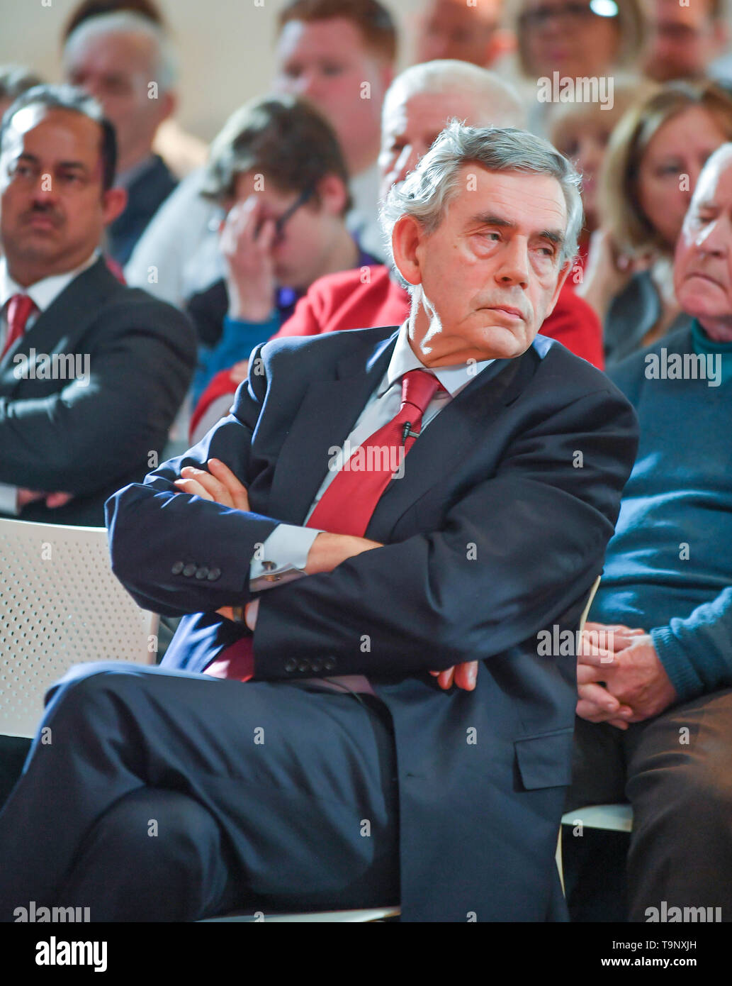 Glasgow, Regno Unito. Il 20 maggio 2019. Il 20 maggio 2019. Glasgow, Regno Unito. Il 20 maggio 2019. Ex primo ministro Gordon Brown ha parlato a una elezione europea nel rally di Glasgow. Credito: Dave Johnston/Alamy Live News Foto Stock