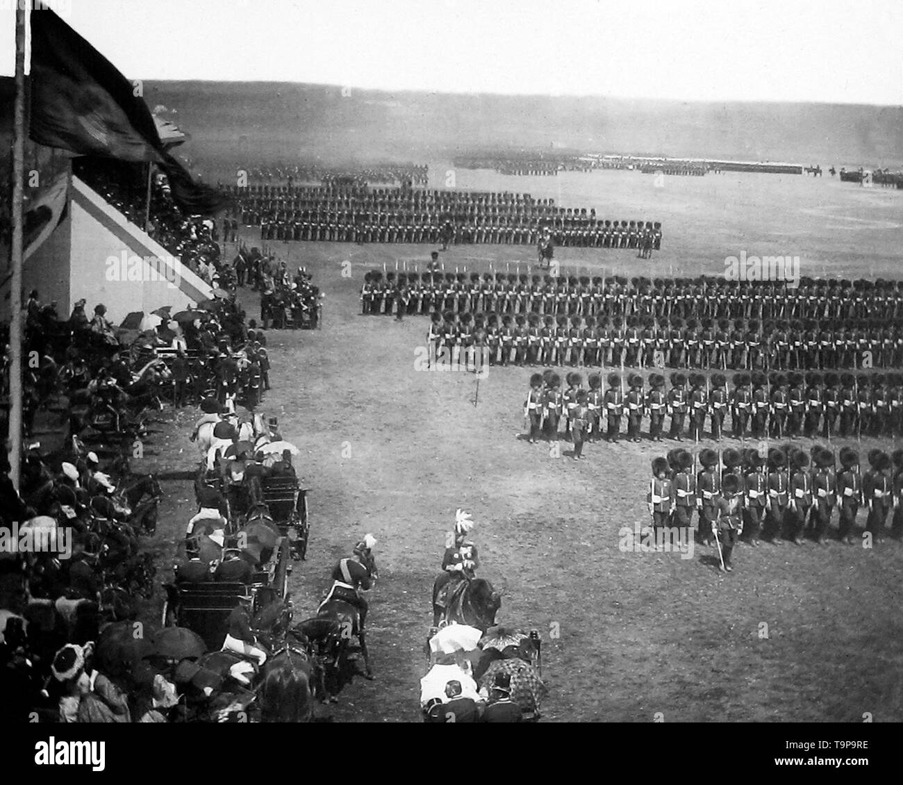 Reggimento Gurads, Queen Victoria Giubileo a Monteforte Irpino Foto Stock
