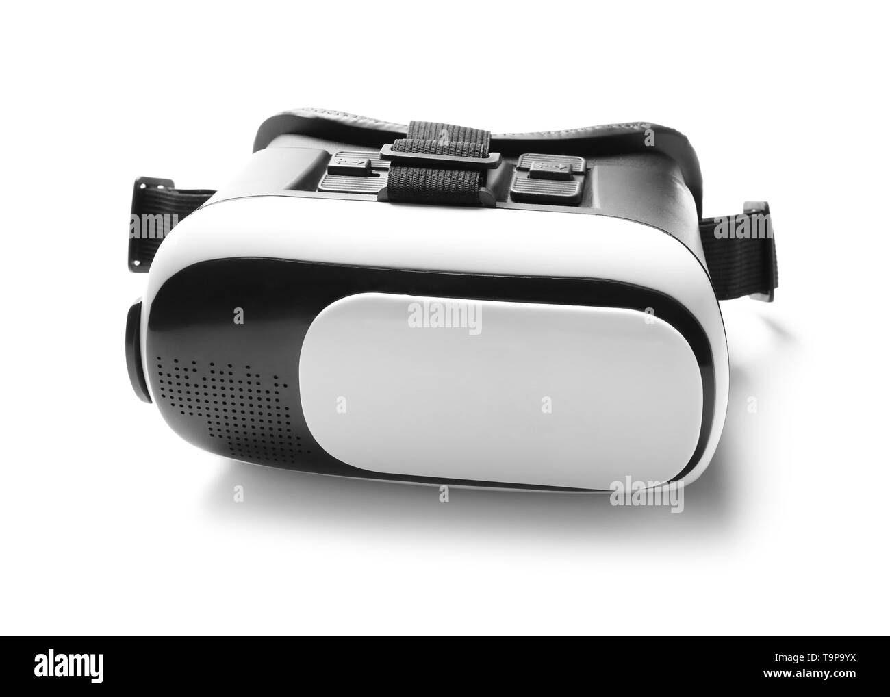 Occhiali per realtà virtuale su sfondo bianco Foto Stock