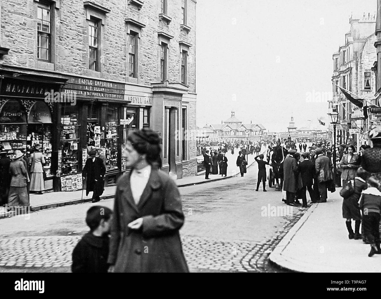 Argyll Street, Dunoon Foto Stock