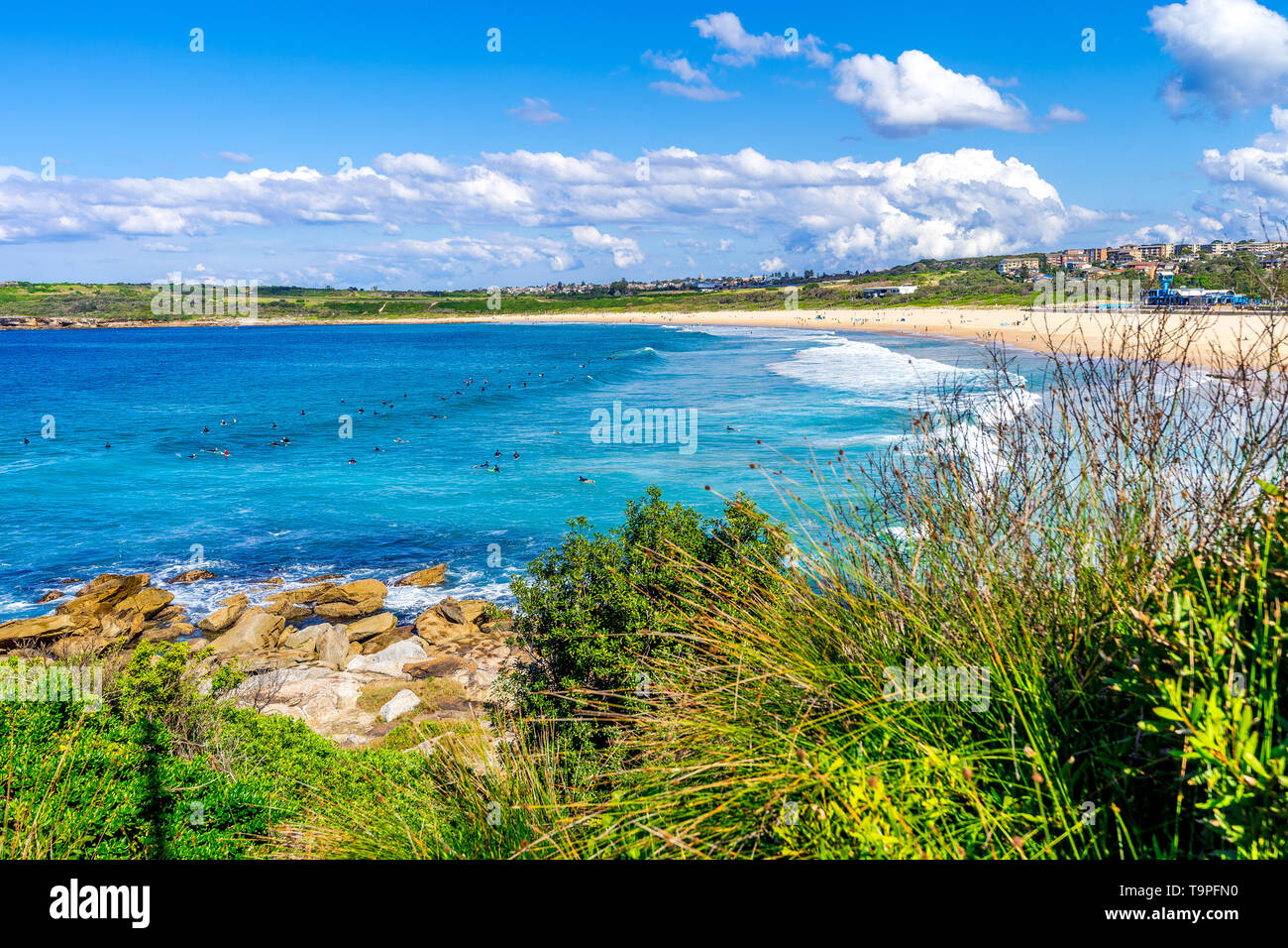Maroubra Beach a Sydney in Australia Foto Stock