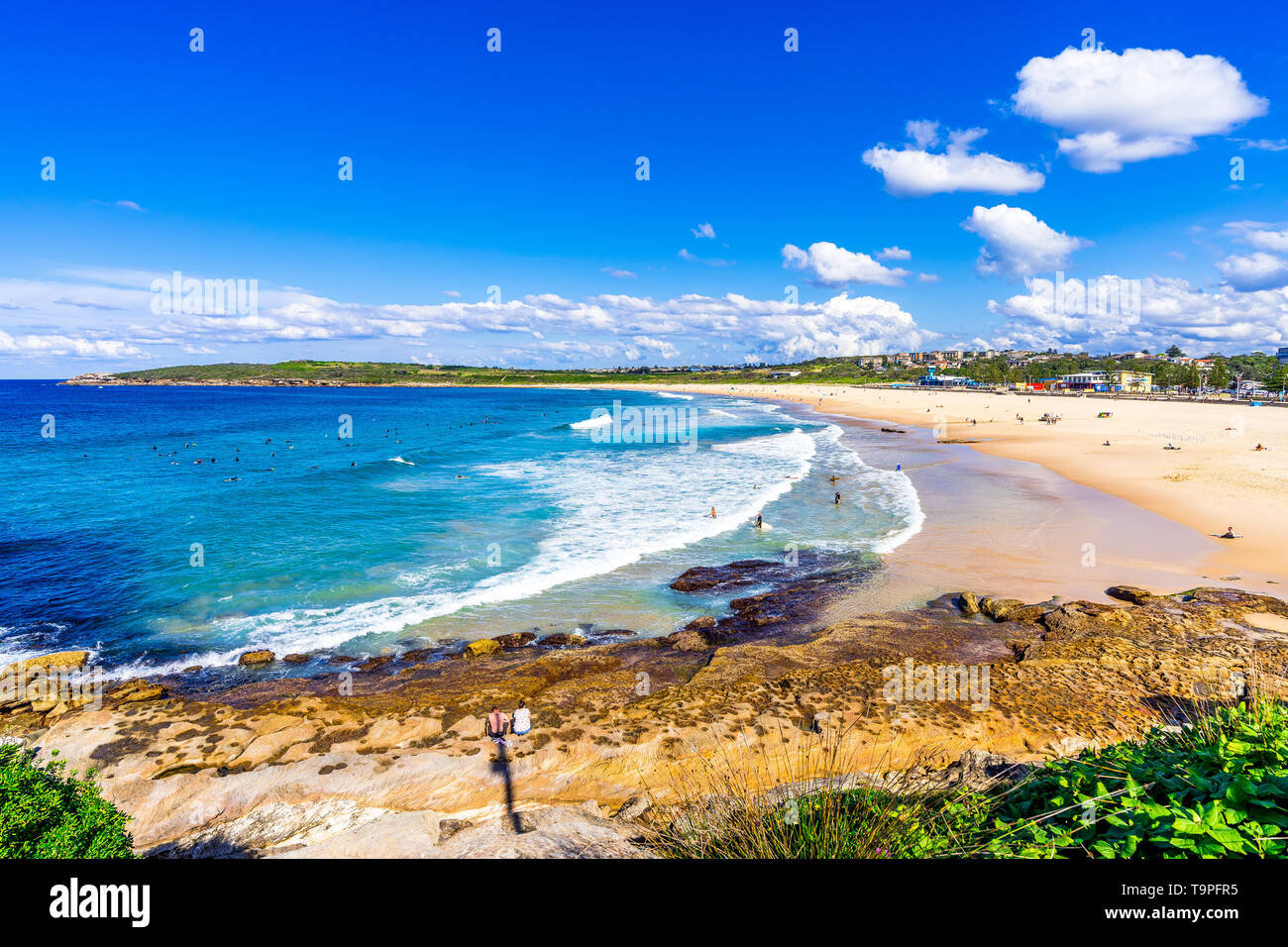 Maroubra Beach a Sydney in Australia Foto Stock