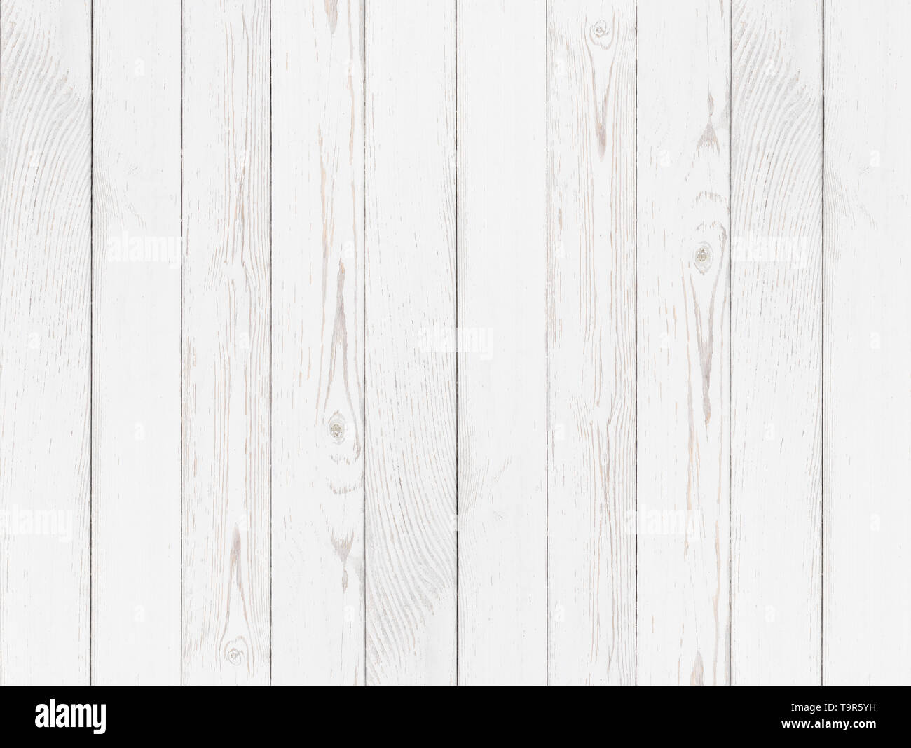 Grunge di legno dipinte di bianco sullo sfondo Foto Stock