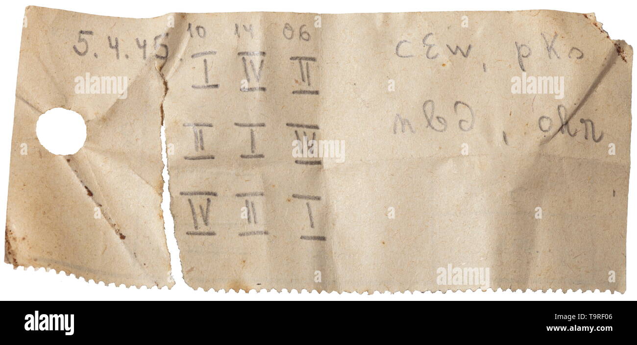 Un tedesco 'Enigma I' cipher macchina, 1944 problema dell'esercito, nell'originale custodia numero di apparecchio "01891", fabbricato del xx secolo, Editorial-Use-solo Foto Stock