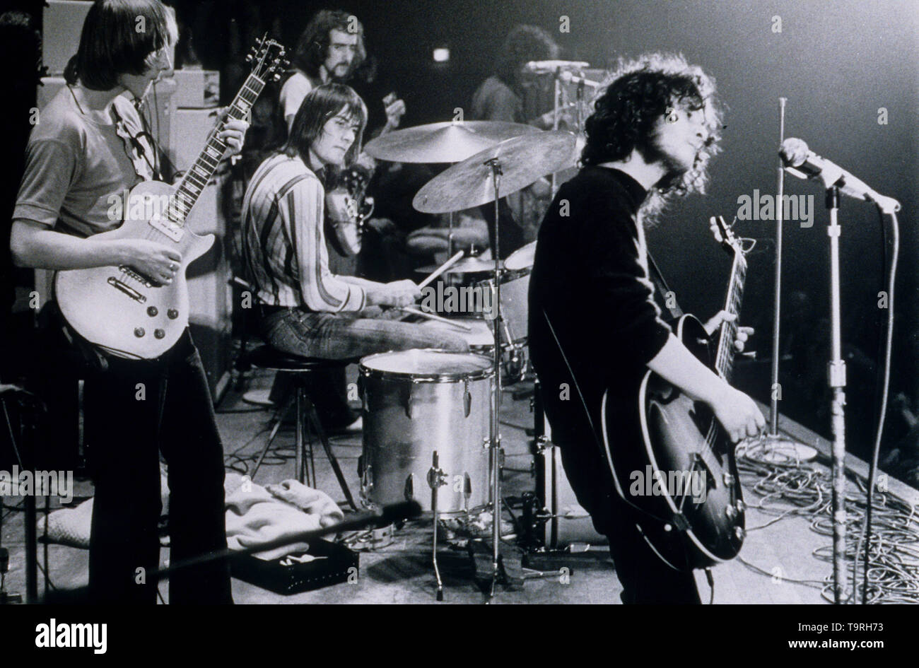 Fleetwood Mac, Amsterdam, Concertgebouw - 1971 (foto Gijsbert Hanekroot) *** Caption locale *** Marc Bolan Foto Stock