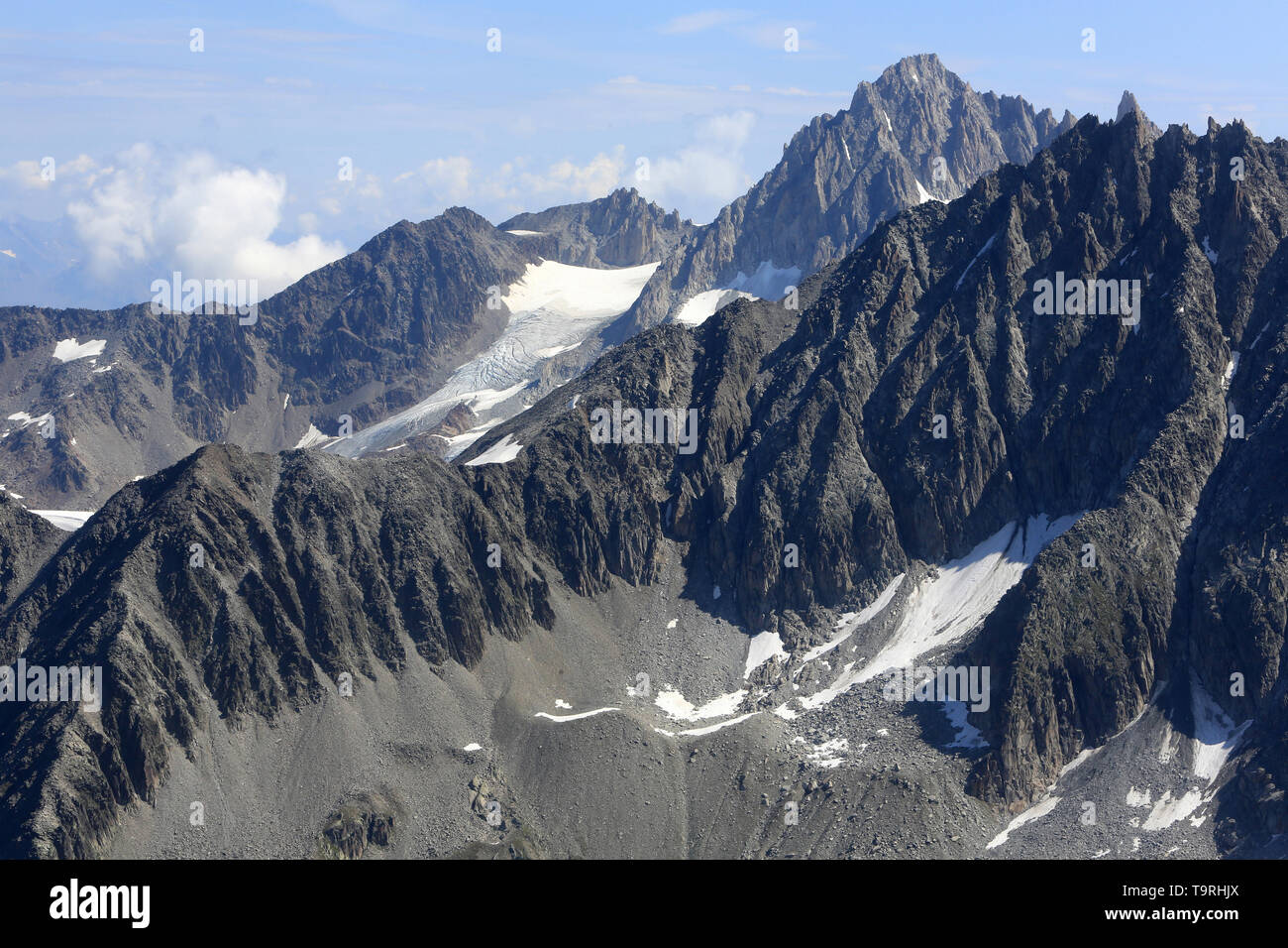 Alpes françaises. Alta Savoia. La Francia. Foto Stock