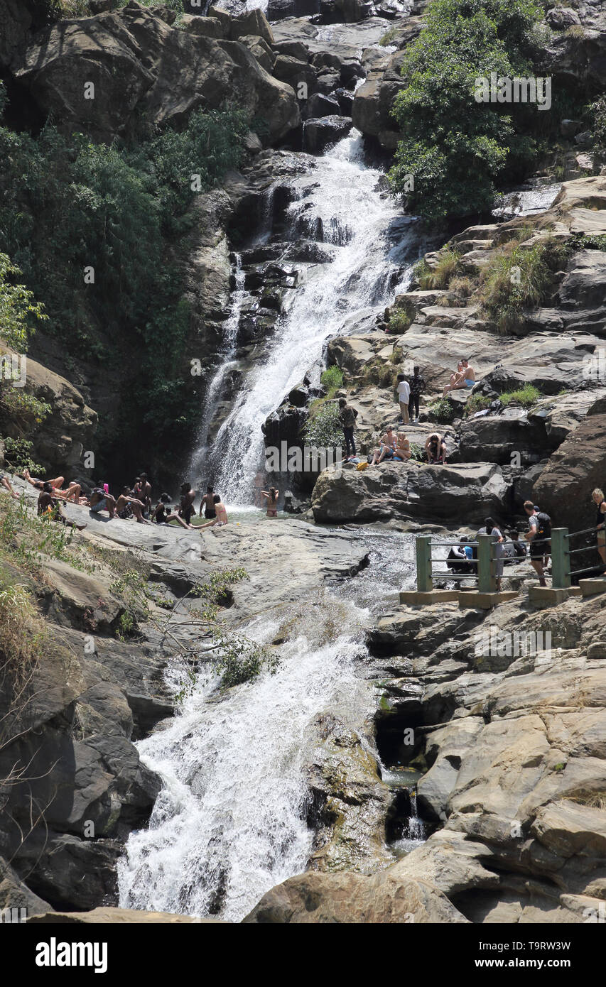 Ravana cade nel paese delle colline di sri lanka Foto Stock