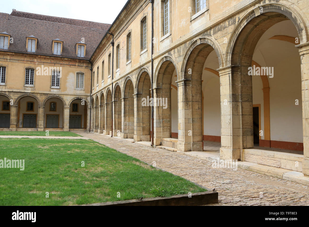 Cloître. L'Abbaye de Cluny. Fondée en 909 910 unità organizzativa. / Chiostro. Abbazia di Cluny. Cluny fu fondata nel 910. Foto Stock