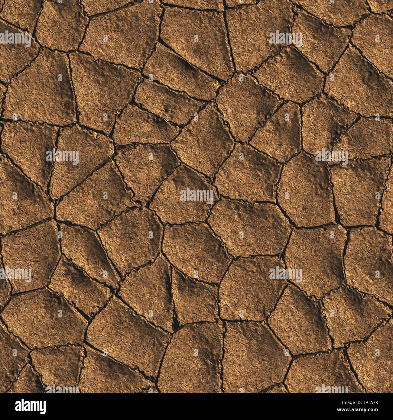 Fango Texture Seamless Tile Foto Stock