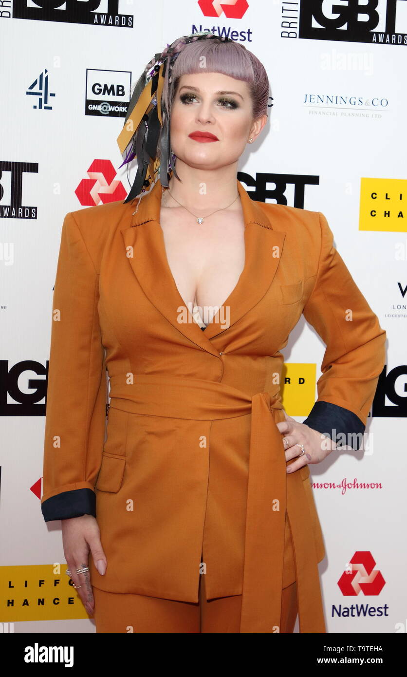 Londra, Regno Unito. Kelly Osbourne presso il British LGBT Awards presso il London Marriott Hotel Grosvenor Square, Londra. Il 17 maggio 2019. Ref:LMK73-S2445-180519 Keith Mayhew/Landmark WWW.LMKMEDIA.COM. Media Foto Stock