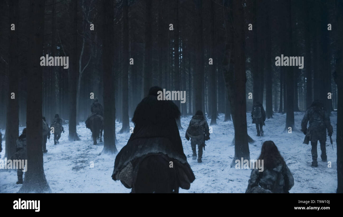 Kit Harington, 'Gioco di troni' stagione 8 (2019) l'episodio 6. Photo credit: HBO / Hollywood Archive Foto Stock