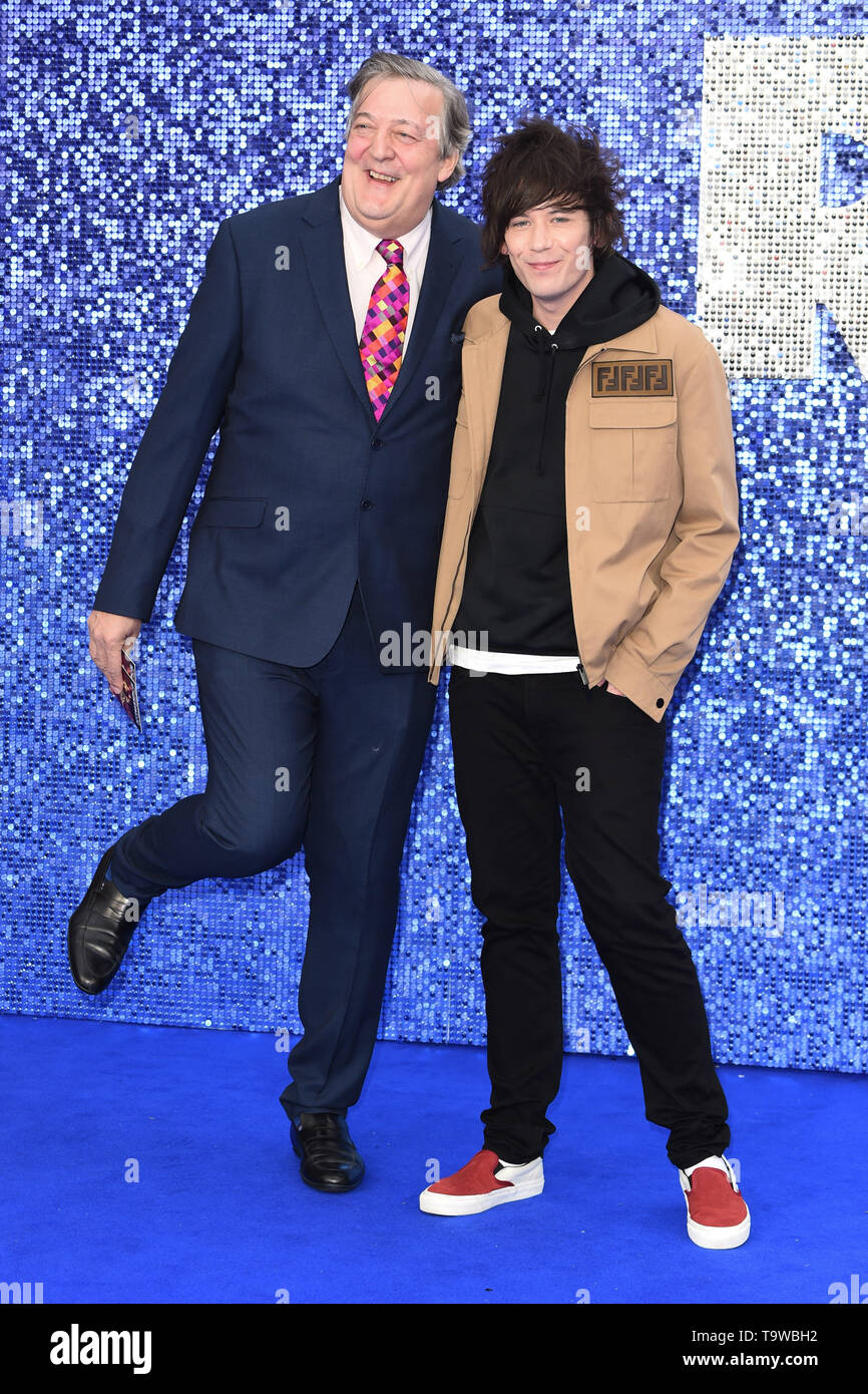 Londra, Regno Unito. Il 20 maggio 2019. Londra, Regno Unito. 20 maggio 2019: Stephen Fry arriva per la 'Rocketman' UK premiere nel quadrato di Leicester, Londra. Immagine: Steve Vas/Featureflash Credito: Paul Smith/Alamy Live News Foto Stock