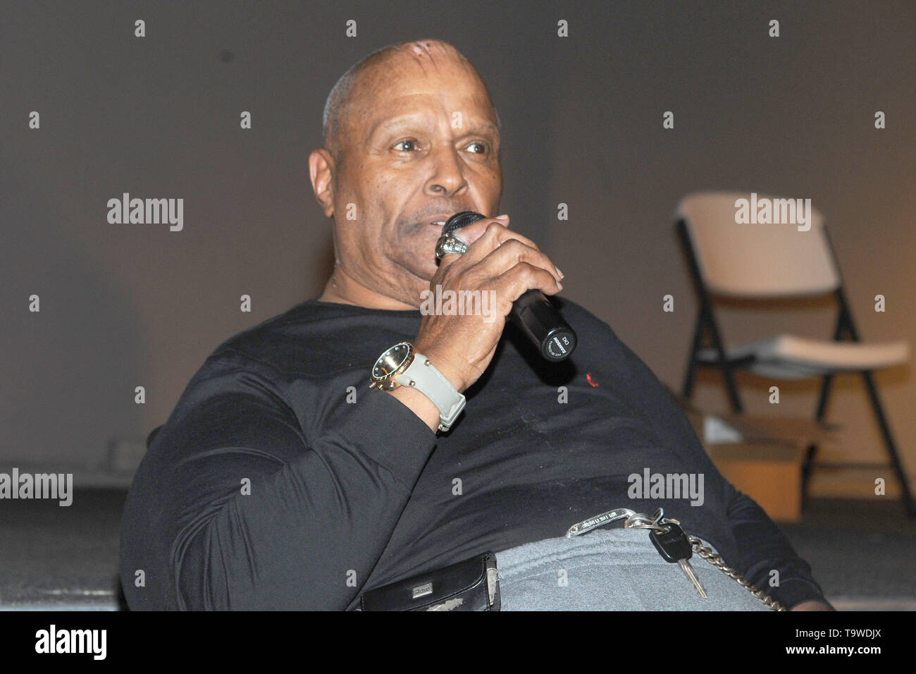 Wichita Falls, Texas, Stati Uniti d'America. 19 Maggio, 2019. 2019 Professional Wrestling Hall Of Fame Inductee Abdullah il macellaio è introdotto nel PWHF in Wichita Falls, Texas, il 19 maggio 2019 in Texas . Credito: John Palmer/media/punzone Alamy Live News Foto Stock