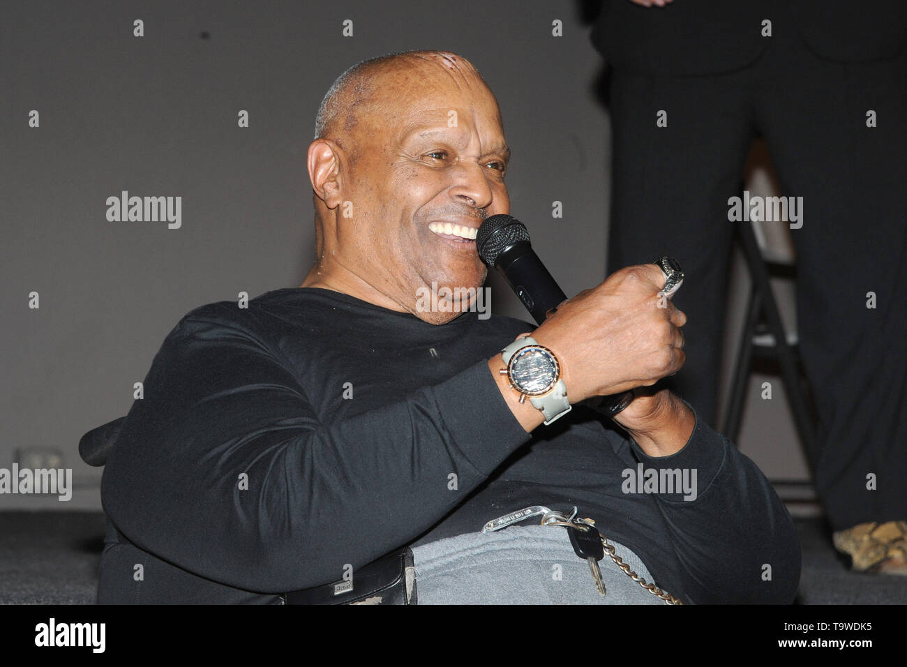 Wichita Falls, Texas, Stati Uniti d'America. 19 Maggio, 2019. 2019 Professional Wrestling Hall Of Fame Inductee Abdullah il macellaio è introdotto nel PWHF in Wichita Falls, Texas, il 19 maggio 2019 in Texas . Credito: John Palmer/media/punzone Alamy Live News Foto Stock