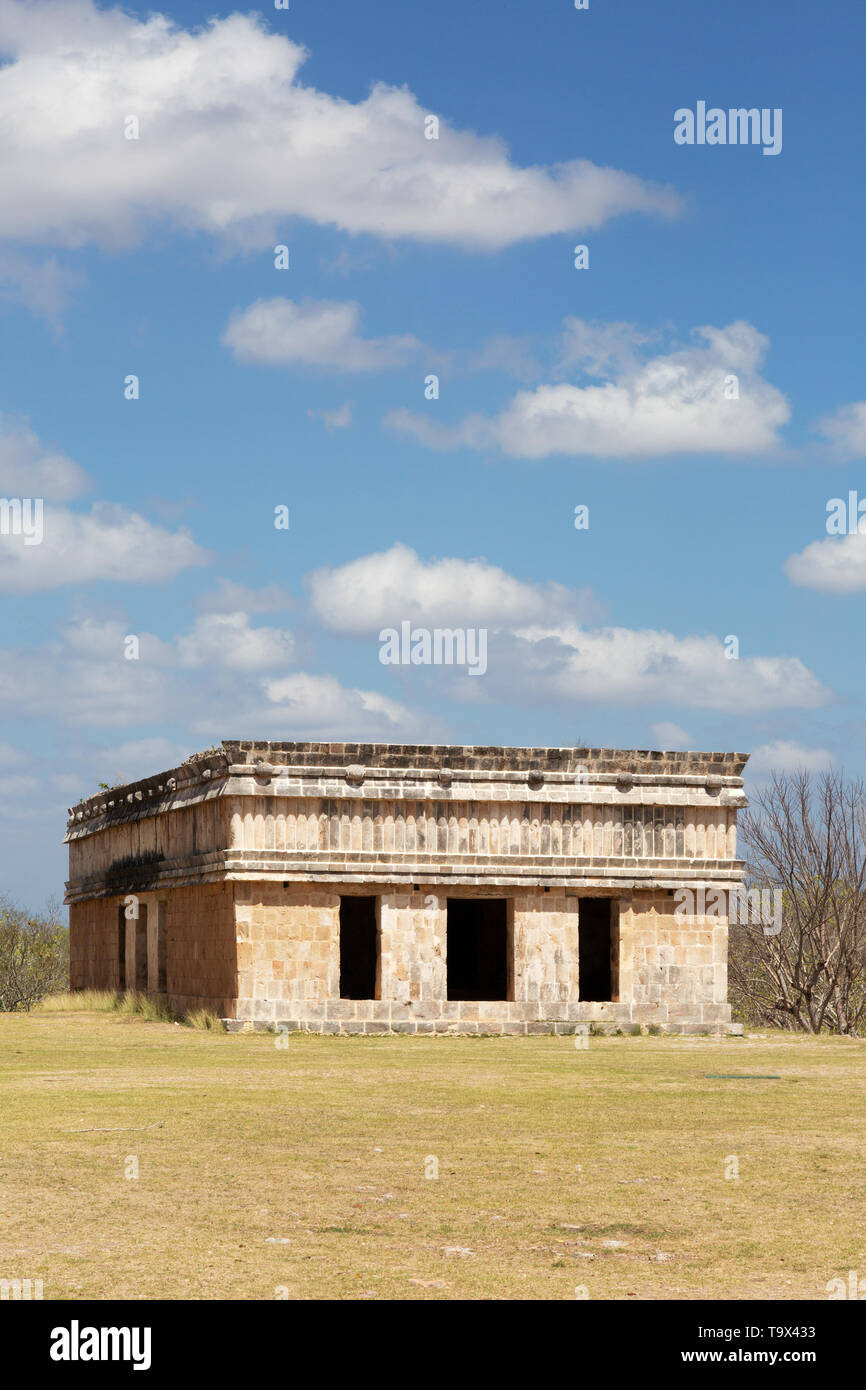 La casa delle tartarughe, le rovine maya di Uxmal consentono di sito patrimonio mondiale dell'UNESCO, Uxmal, Yucatan Messico America Latina Foto Stock