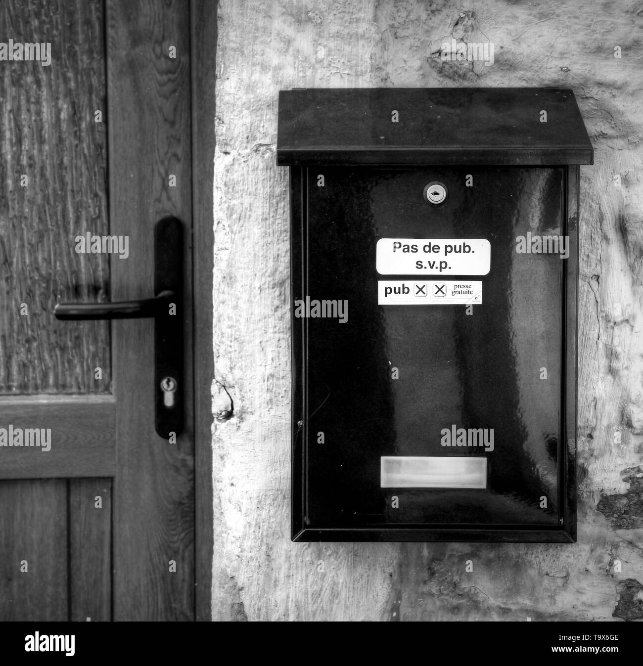 Vari colori in un paesaggio francese in estate Foto Stock