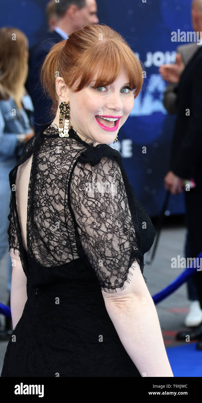 Bryce Dallas Howard, Rocketman - UK Premiere, Leicester Square, Londra, Regno Unito, 20 maggio 2019, Foto di Richard Goldschmidt Foto Stock