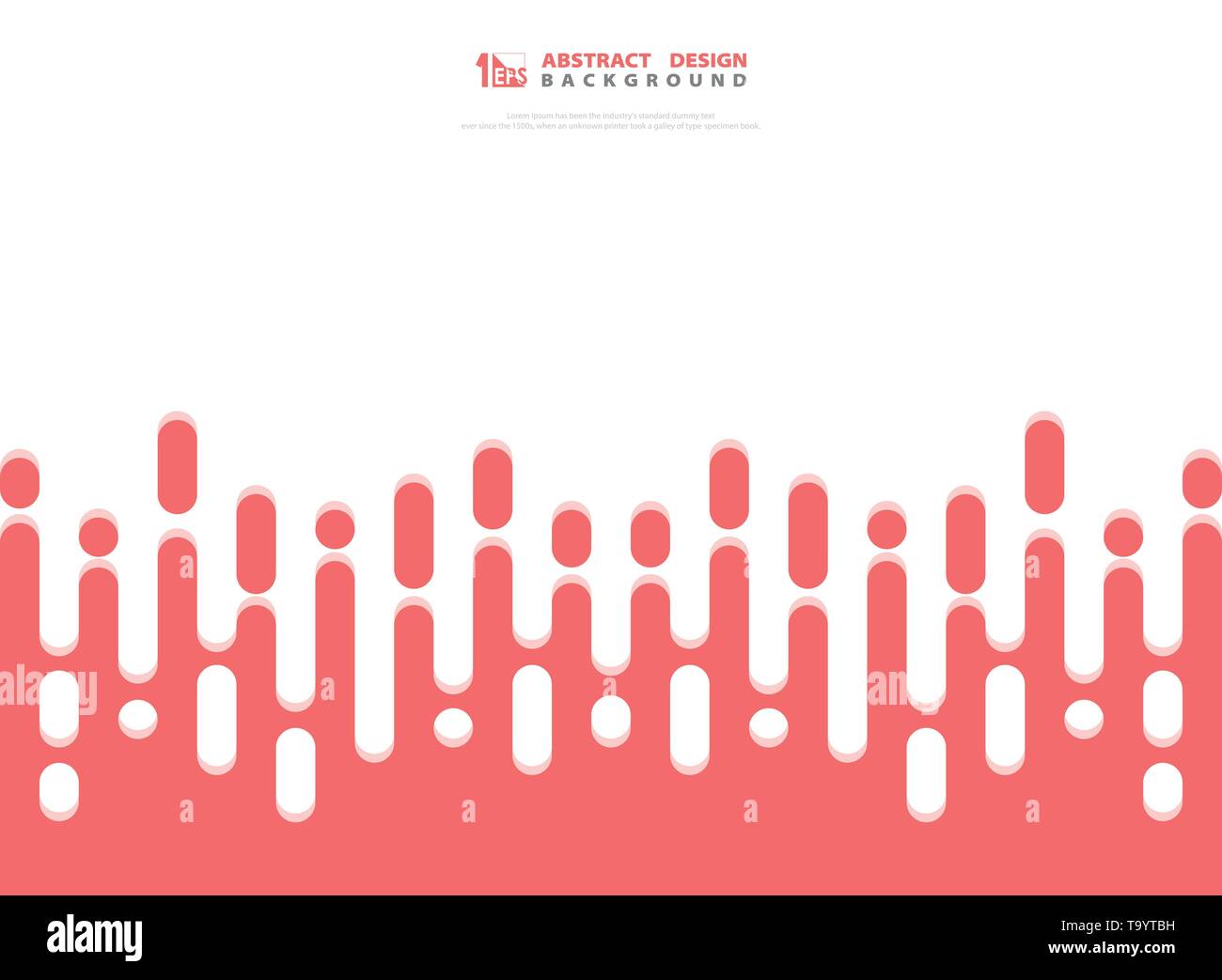 Abstract di colore rosa pattern a strisce dello sfondo. È possibile utilizzare per il design di copertura, presentazione alla moda, artwork, relazione annuale. illustrazione vettore Illustrazione Vettoriale