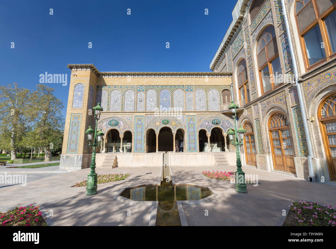 Karim Khani Nook, Golestan palace, Teheran, Iran Foto Stock