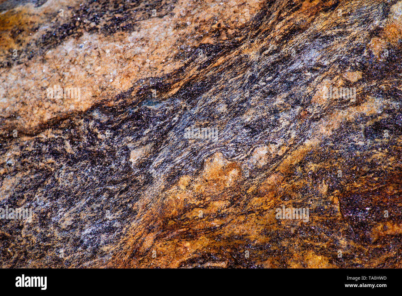 Sfondo di pietra. Perfetto per le pagine web.sfondo di pietra naturale, marrone pietra, close-up. Foto Stock
