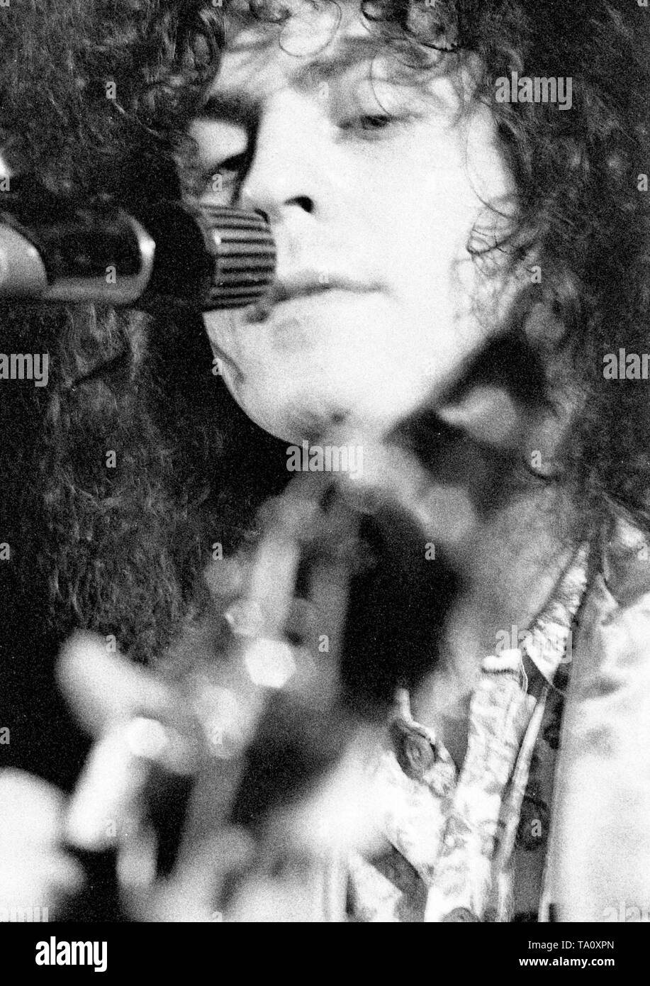 Bolan, Marc Amsterdam, Paesi Bassi - 1972, (foto Gijsbert Hanekroot) Foto Stock