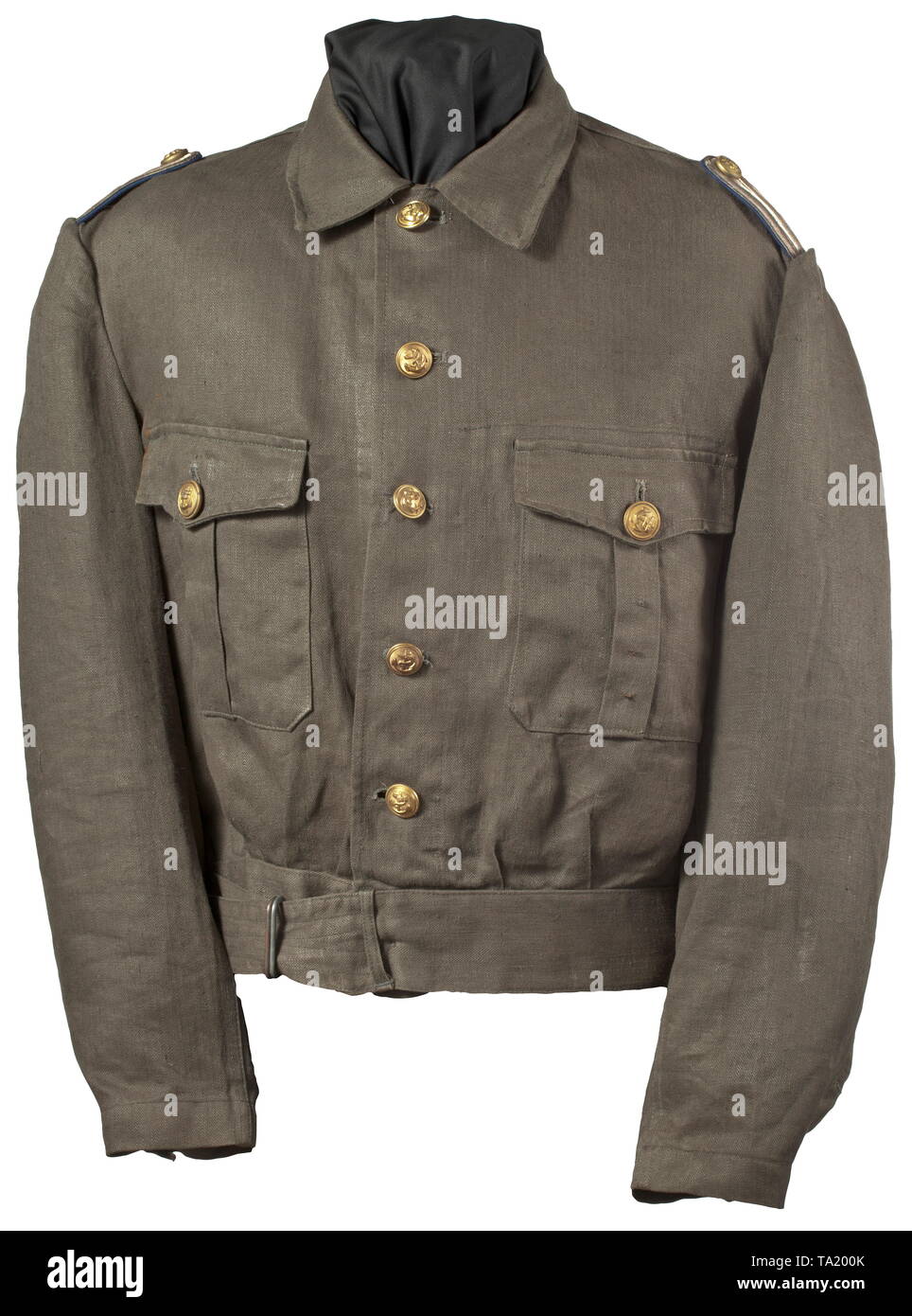 Una tunica di U-boat equipaggio deposito storico pezzo, storico della marina militare, le forze navali e militari, militaria, ramo di servizio, rami di servizio, forze armate, servizio armato, oggetto, oggetti, alambicchi, clipping, clippings, tagliate, cut-out, ritagli del xx secolo, Editorial-Use-solo Foto Stock