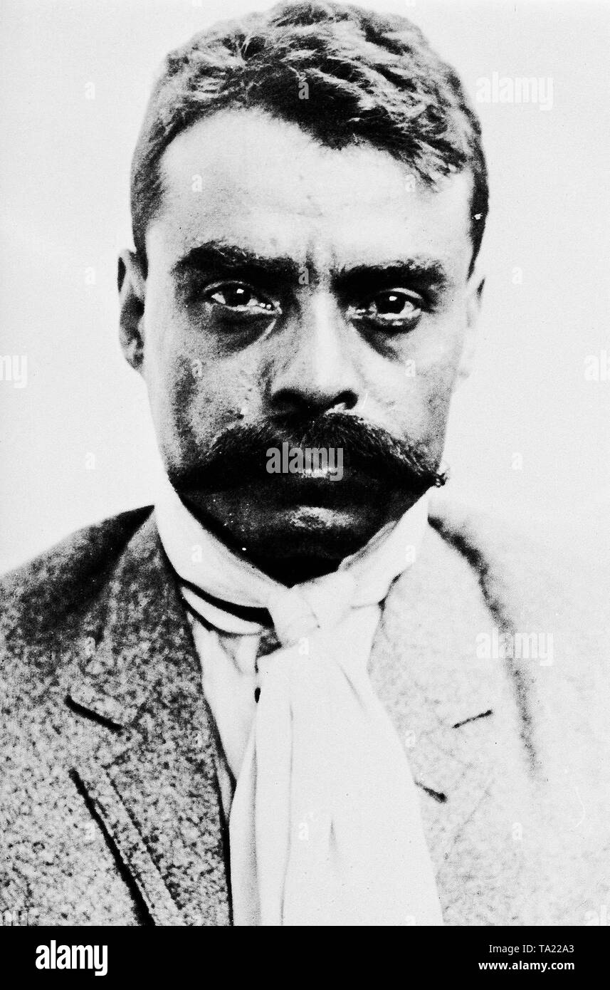 Figura di primo piano nella rivoluzione messicana, Emiliano Zapata Foto Stock Figura di primo piano nella rivoluzione messicana, Emiliano Zapata Foto Stock