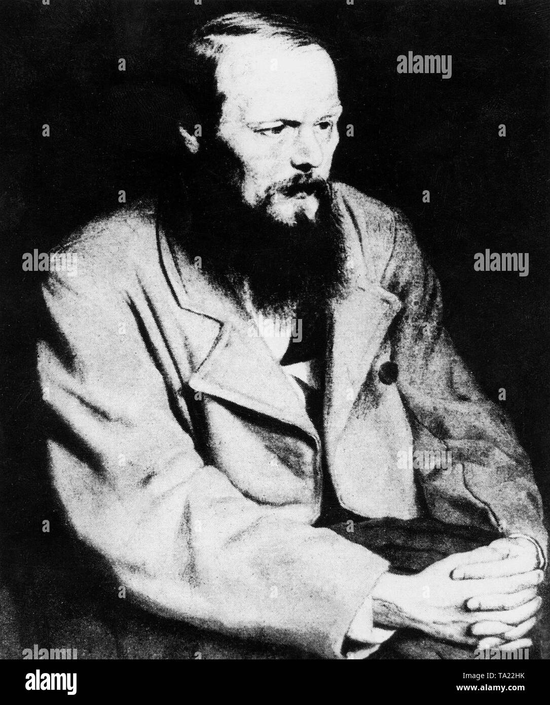 Scrittore russo Fëdor Mikhailovic Dostoevskij (1821 - 1881). Foto: Roehnert. Foto Stock