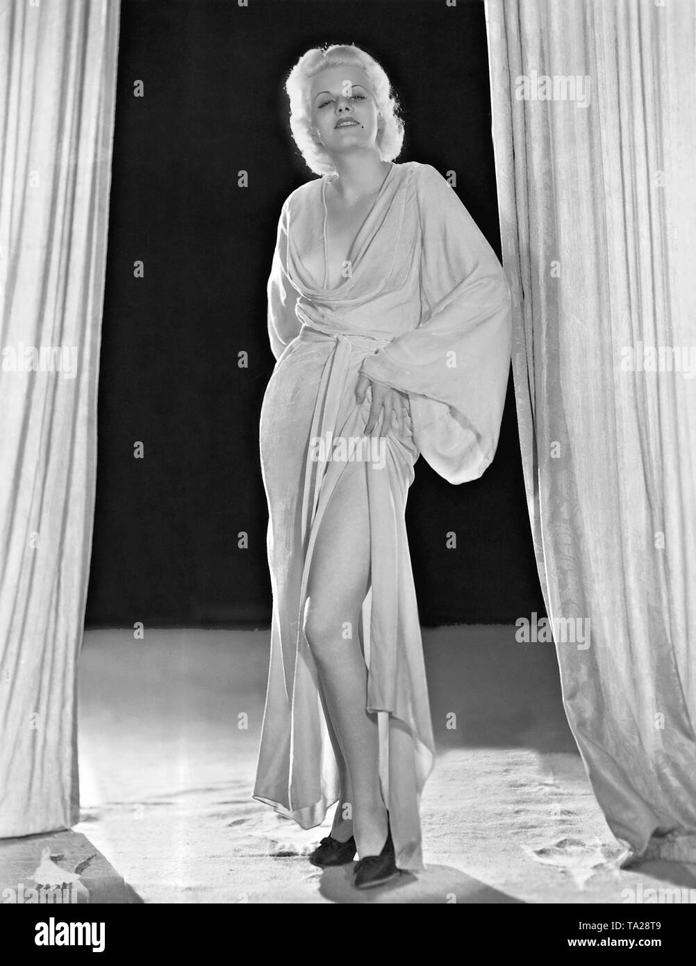 Jean Harlow (1911-1937), l'attrice americana. Foto Stock