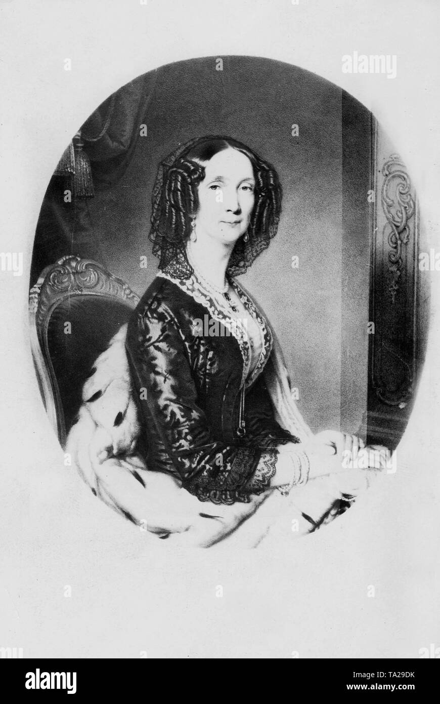 L'arciduchessa Sophie dell'Austria (1805-72), madre dell'Imperatore Francesco Giuseppe I. Foto Stock