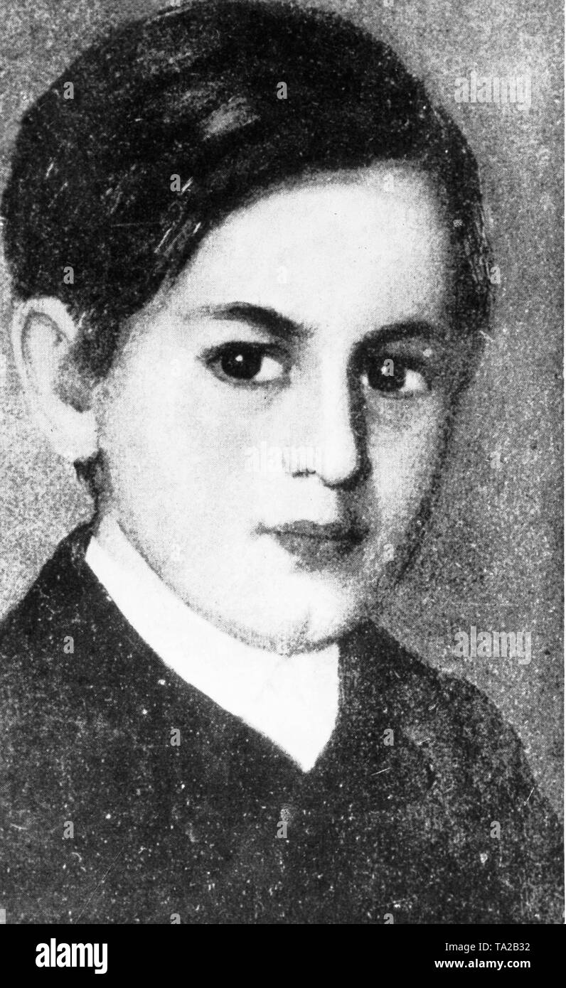 Il giovane Sigmund Freud Foto Stock
