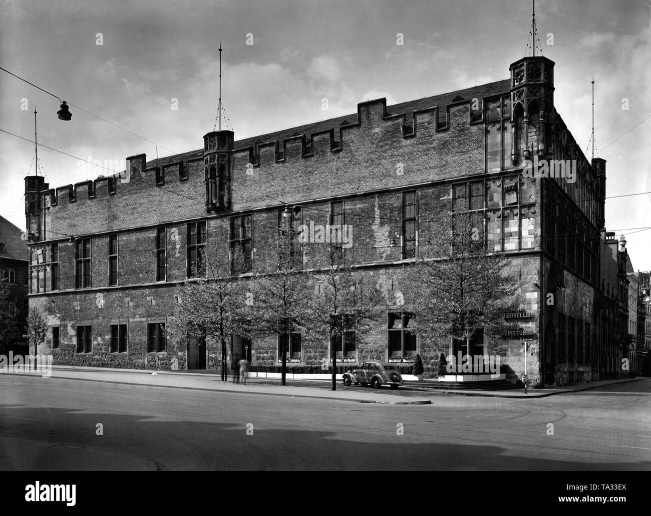 Il Guerzenich Festival Hall a Colonia prima della sua distruzione nella Seconda Guerra Mondiale. Immagine non datata, ca. 1930s. Foto Stock