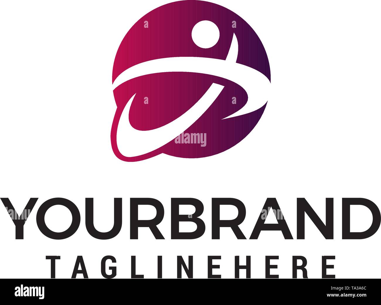 La gente lettera x logo design concept vettore modello Illustrazione Vettoriale