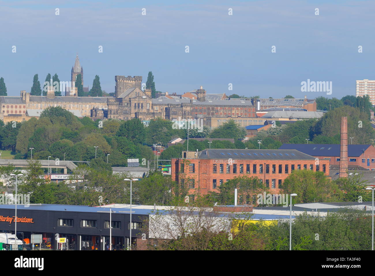 Armley Prison & Castleton Mills a Leeds Foto Stock