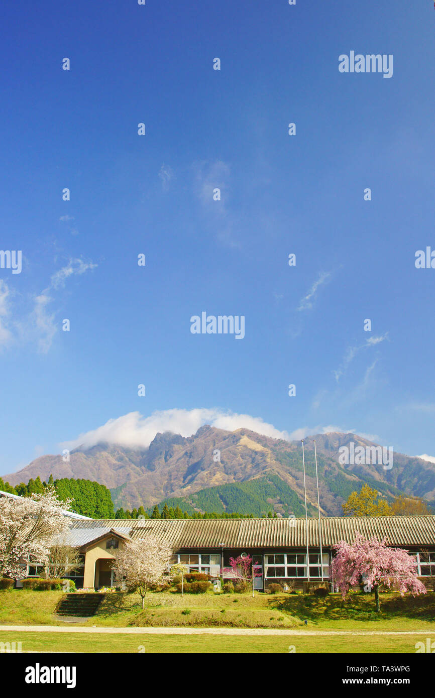 L'Aso Folkschool, Prefettura di Kumamoto, Giappone Foto Stock