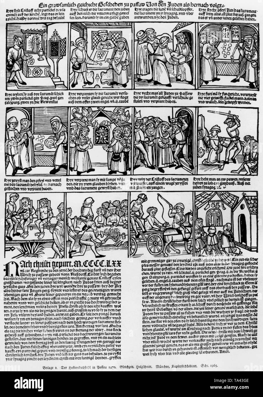 Gli ebrei hanno presumibilmente profanata ospita