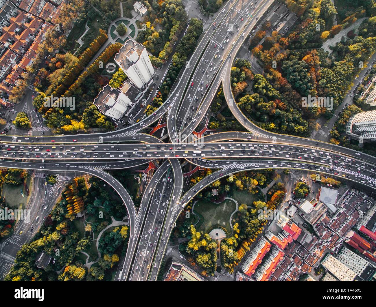 Interscambio di Shanghai Foto Stock