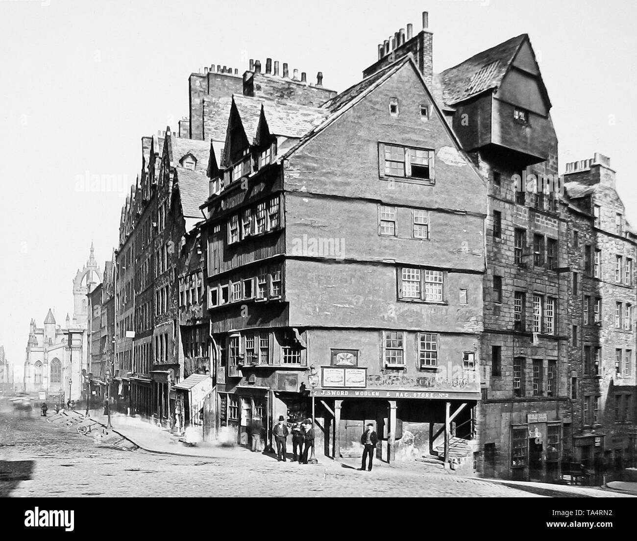 West Bow, Edimburgo Foto Stock