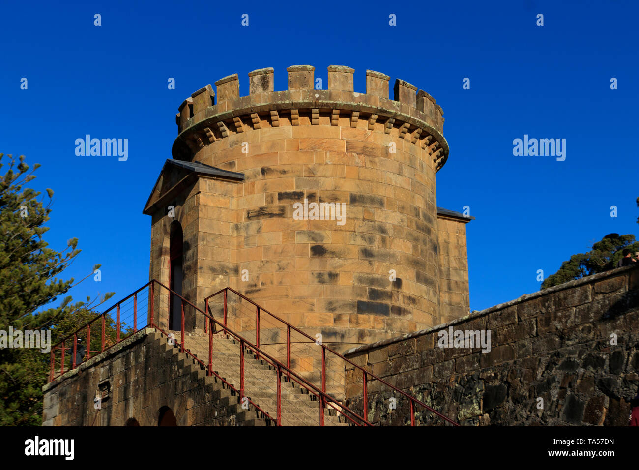 Eredità di Mondo elencati di Port Arthur trusty insediamento penale in Tasmania è stato istituito nel 1830 ed è il meglio conservato sito di prigionia in Australi Foto Stock