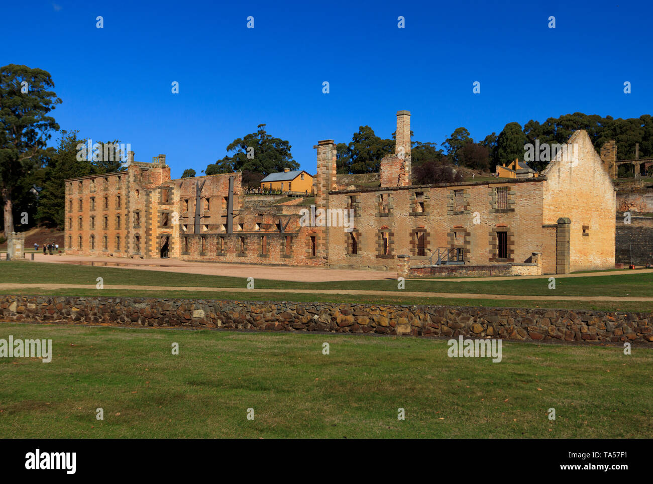 Il Penitentary a Port Arthur. Eredità di Mondo elencati di Port Arthur trusty insediamento penale in Tasmania è stato istituito nel 1830 ed è il miglior p Foto Stock